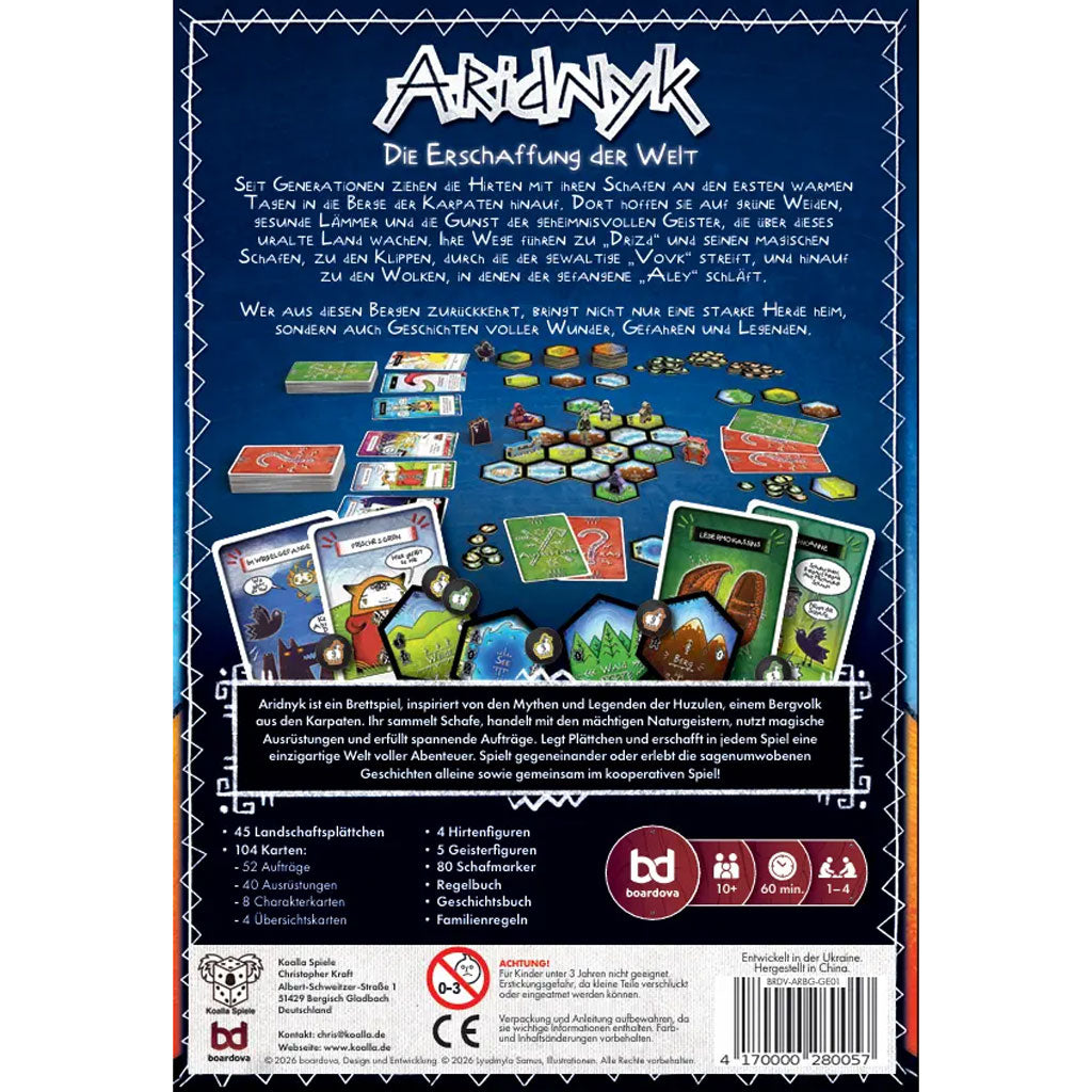 Aridnyk Rückseite