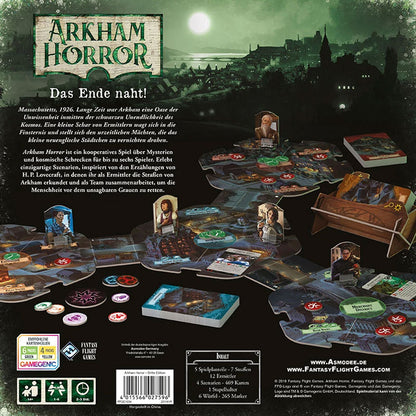 Arkham Horror 3. Edition Rückseite