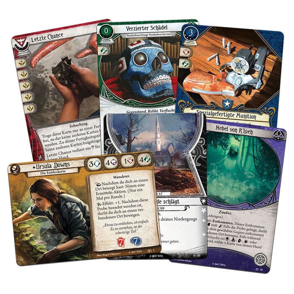Arkham Horror: Das Kartenspiel – Das vergessene Zeitalter (Ermittler-Erweiterung) Detail