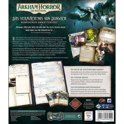 Arkham Horror: Das Kartenspiel - Das Vermächtnis von Dunwich (Kampagnen-Erweiterung) Rückseite