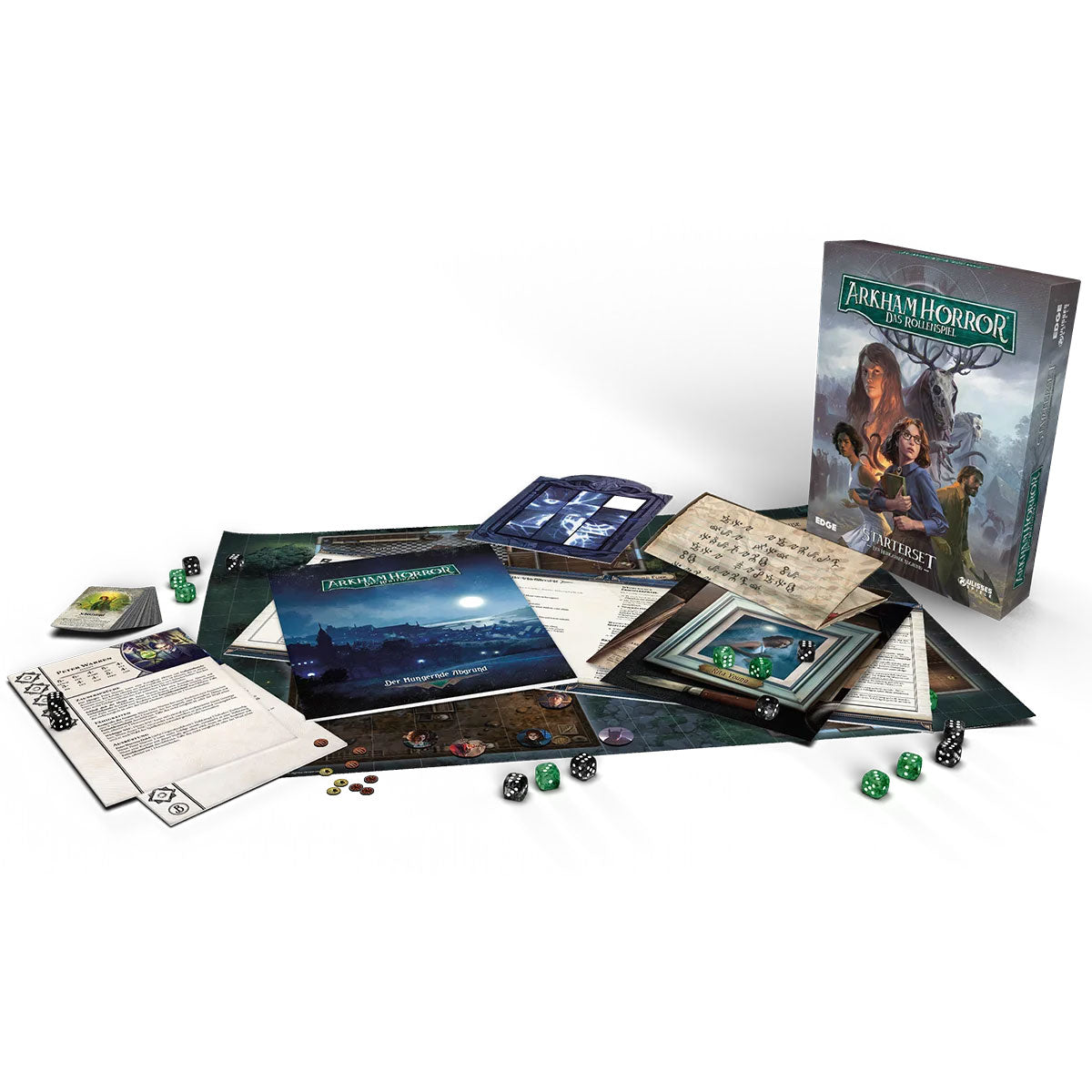 Arkham Horror: Das Rollenspiel - Starterset: Der Hungernde Abgrund Detail