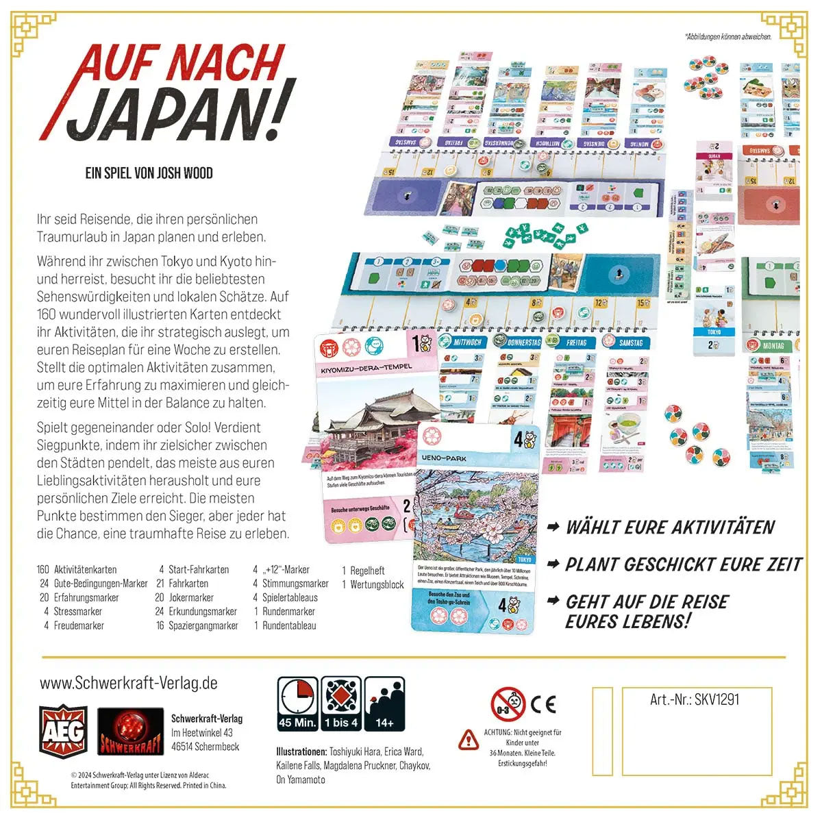 Auf nach Japan! Rückseite