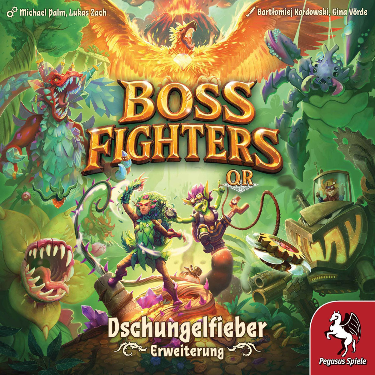 Boss Fighters QR: Dschungelfieber Cover