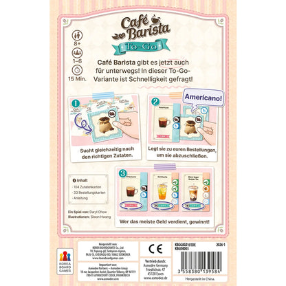 Café Barista: To-Go Rückseite