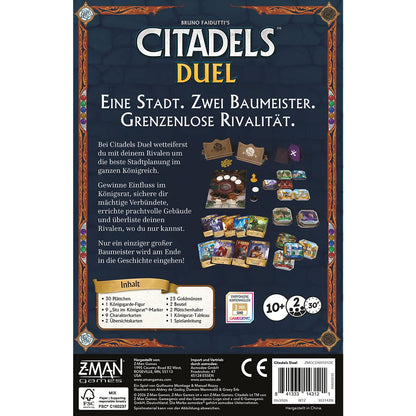 Citadels Duel Rückseite