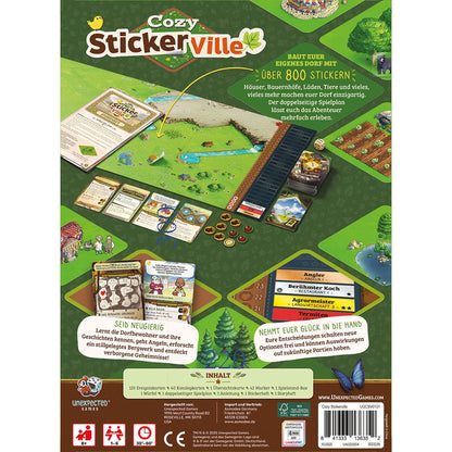 Cozy Stickerville Rückseite
