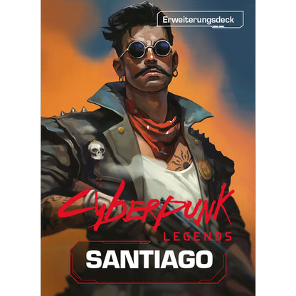Cyberpunk Legends: Into the Night - Santiago Erweiterungsdeck Cover