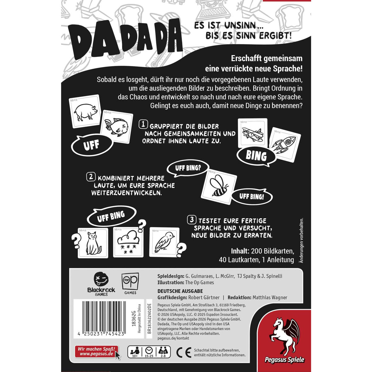 DaDaDa Rückseite