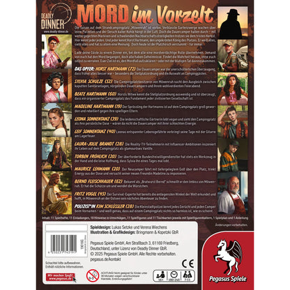Deadly Dinner - Mord im Vorzelt Rückseite