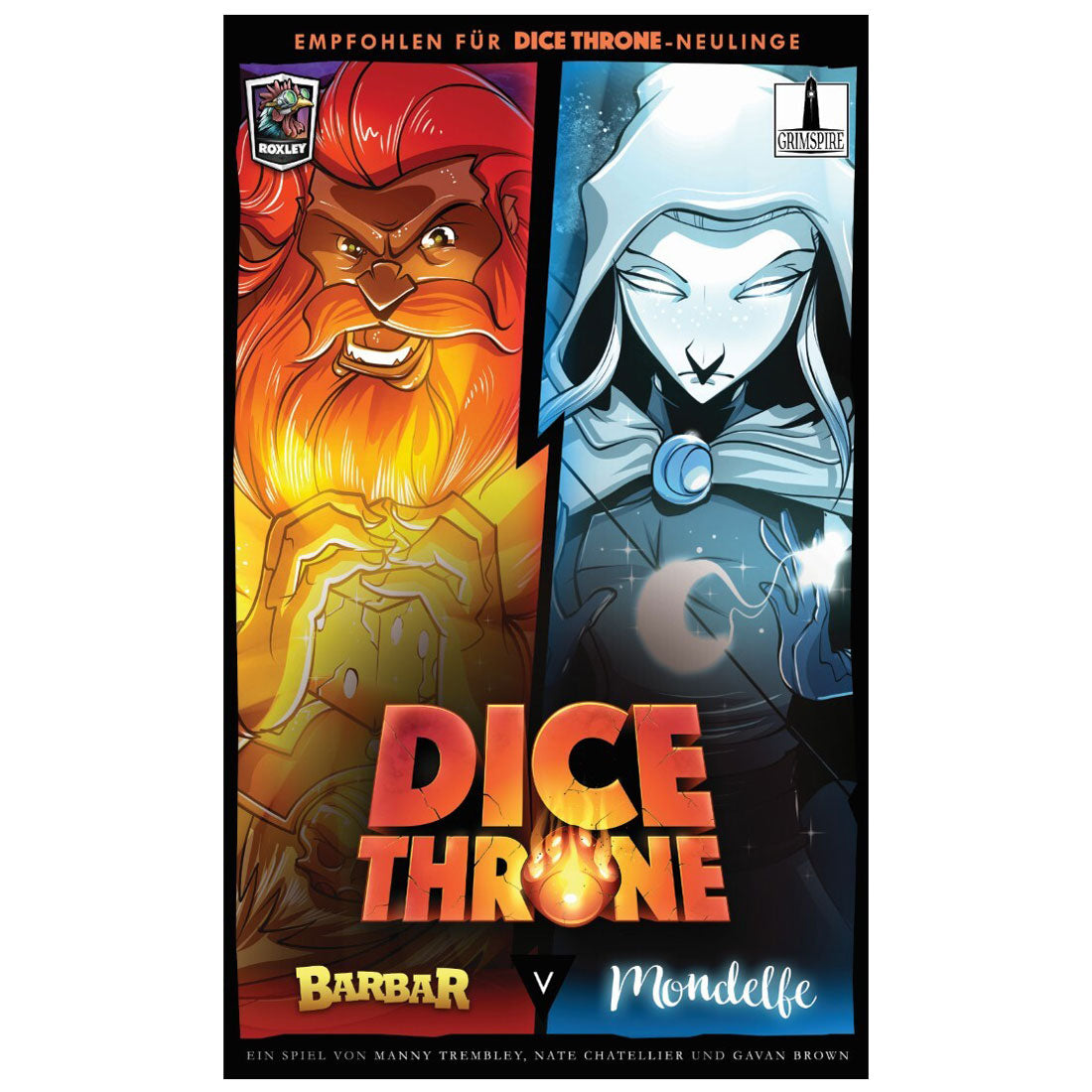 Dice Throne: Barbar vs. Mondelfe