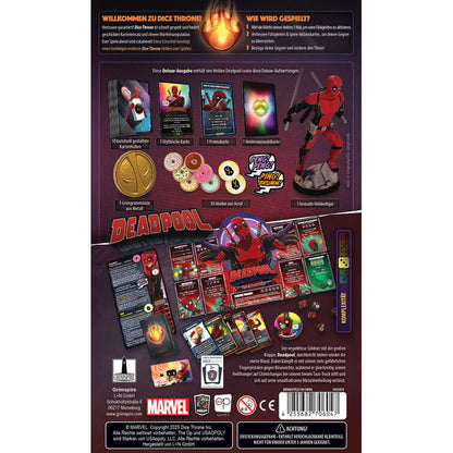 Dice Throne: Deadpool Rückseite