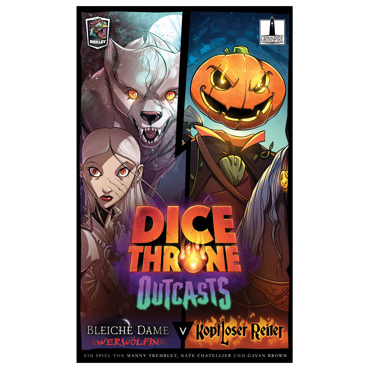 Dice Throne Outcasts: Bleiche Dame vs. Kopfloser Reiter