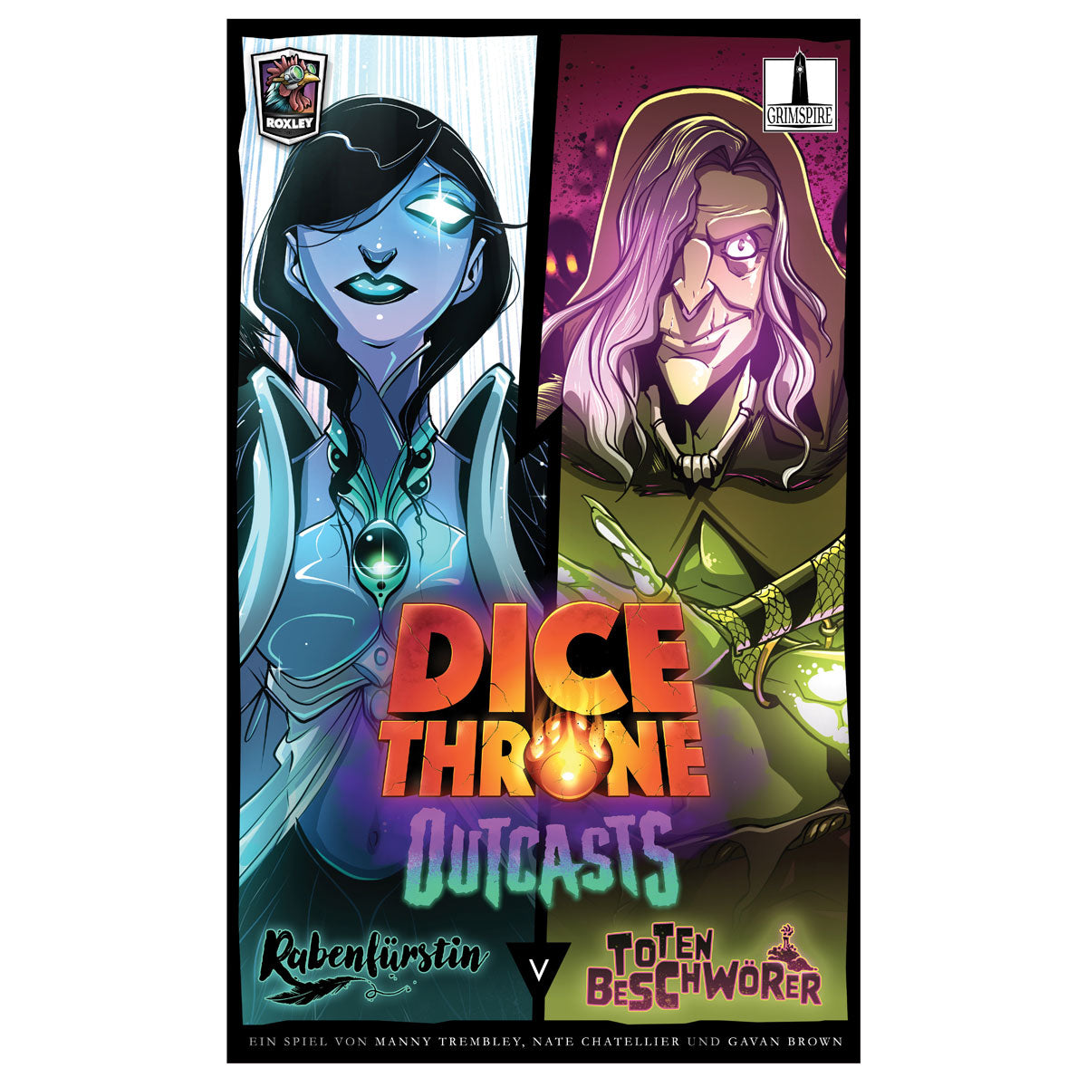 Dice Throne Outcasts: Rabenfürstin vs. Totenbeschwörer