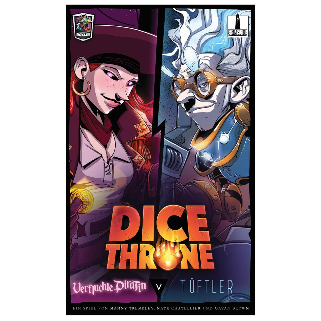 Dice Throne: Verfluchte Piratin vs. Tüftler