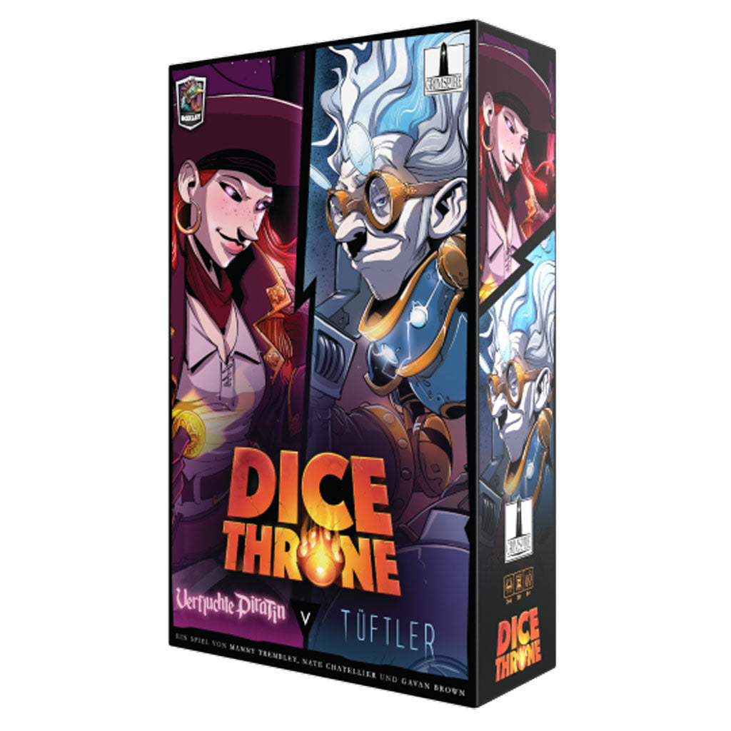 Dice Throne: Verfluchte Piratin vs. Tüftler Box