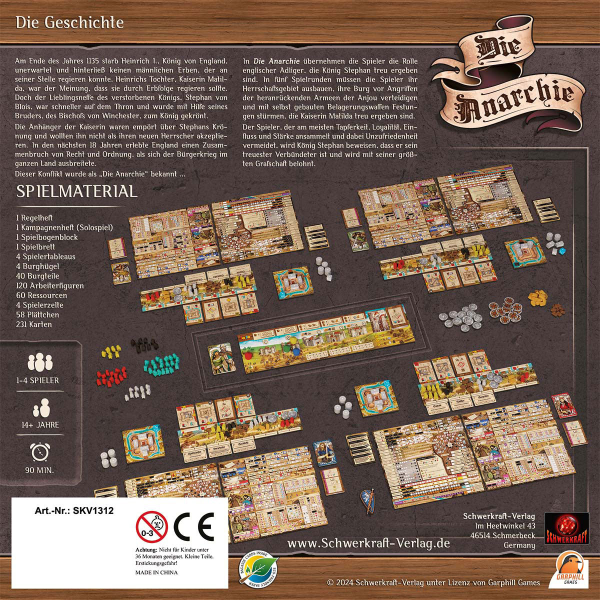 Die Anarchie Rückseite