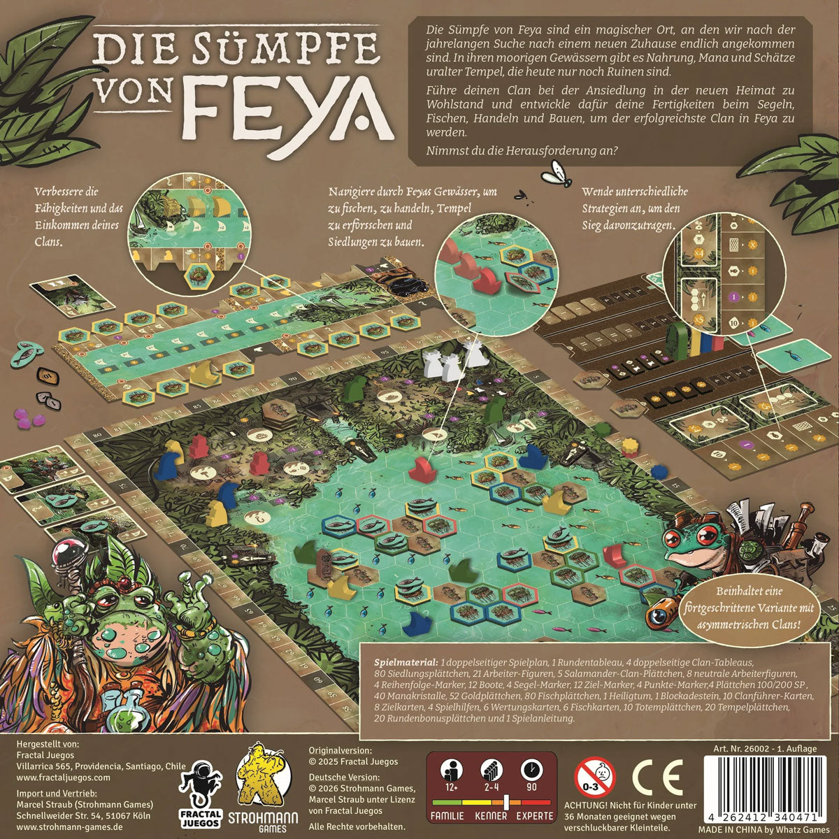 Die Sümpfe von Feya Rückseite