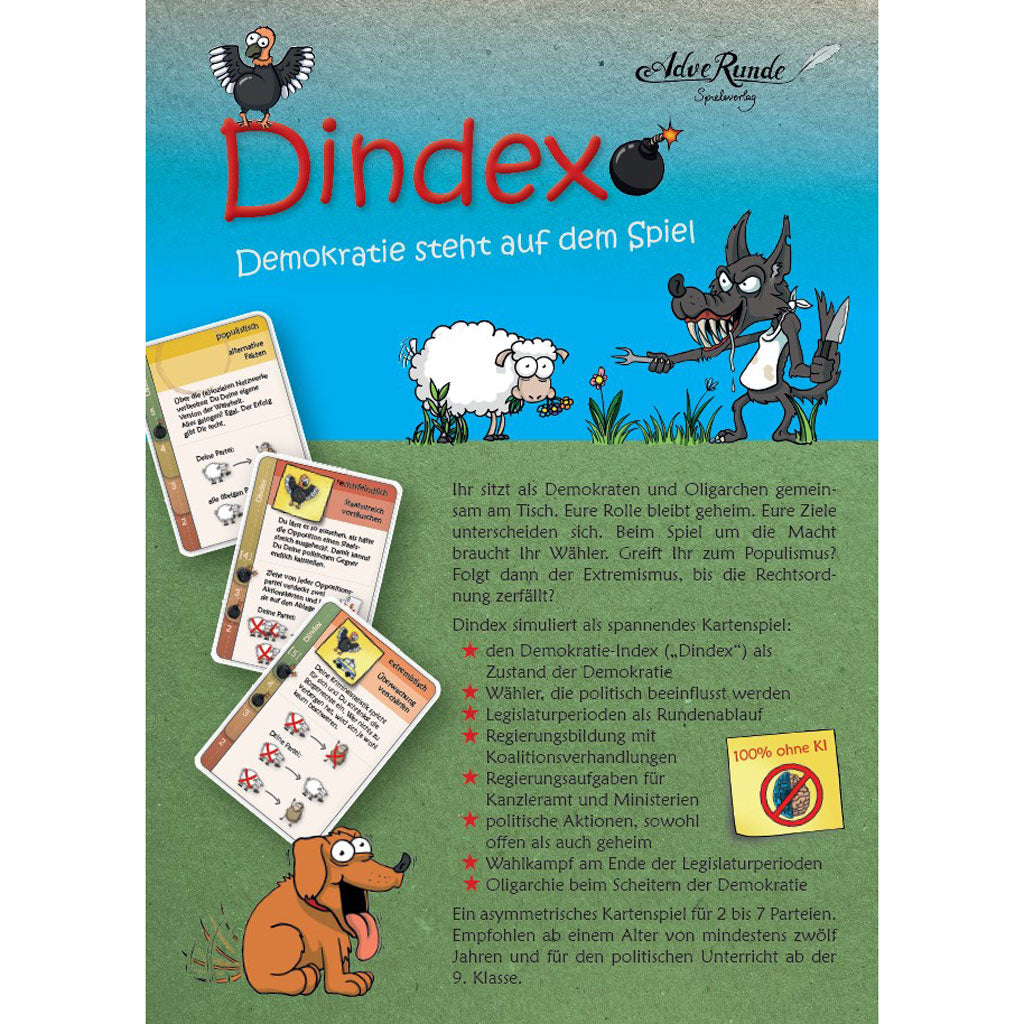 Dindex Rückseite