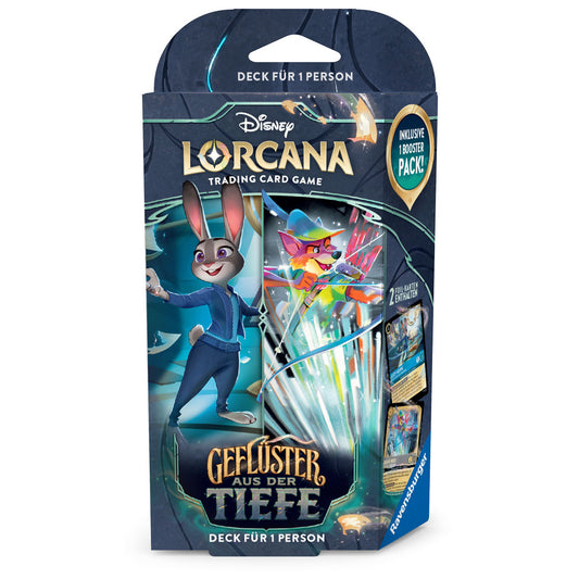Disney Lorcana: Geflüster aus der Tiefe - Einzelspieler-Deck (Saphir & Stahl)