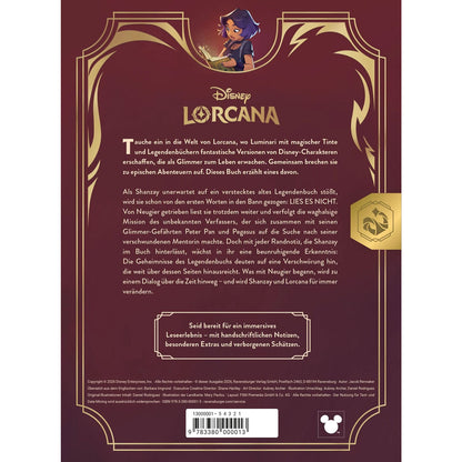 Disney Lorcana: Quest of Wonders - Legendenbuch eines Luminari Rückseite