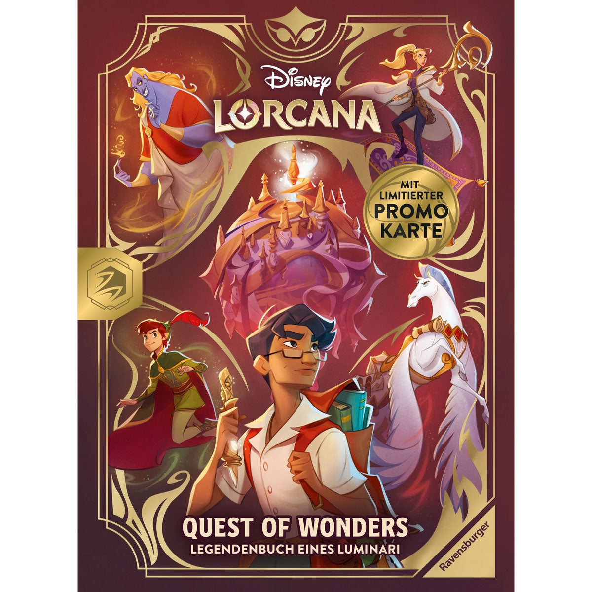 Disney Lorcana: Quest of Wonders - Legendenbuch eines Luminari Cover