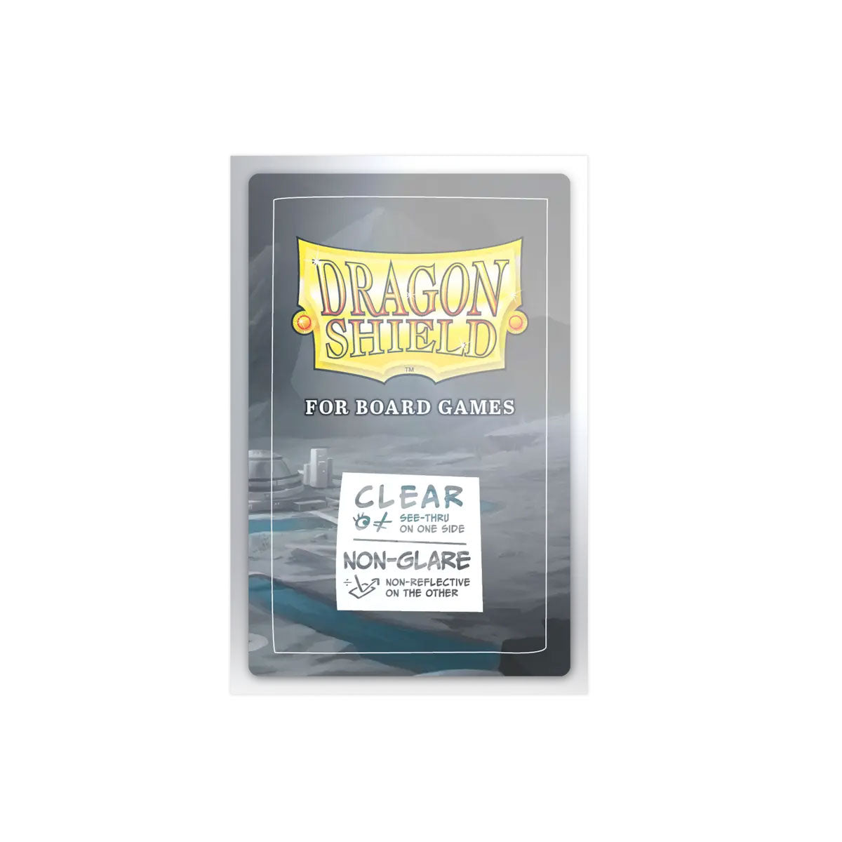 Dragon Shield Board Game Sleeves: American Standard - Clear/Non-Glare