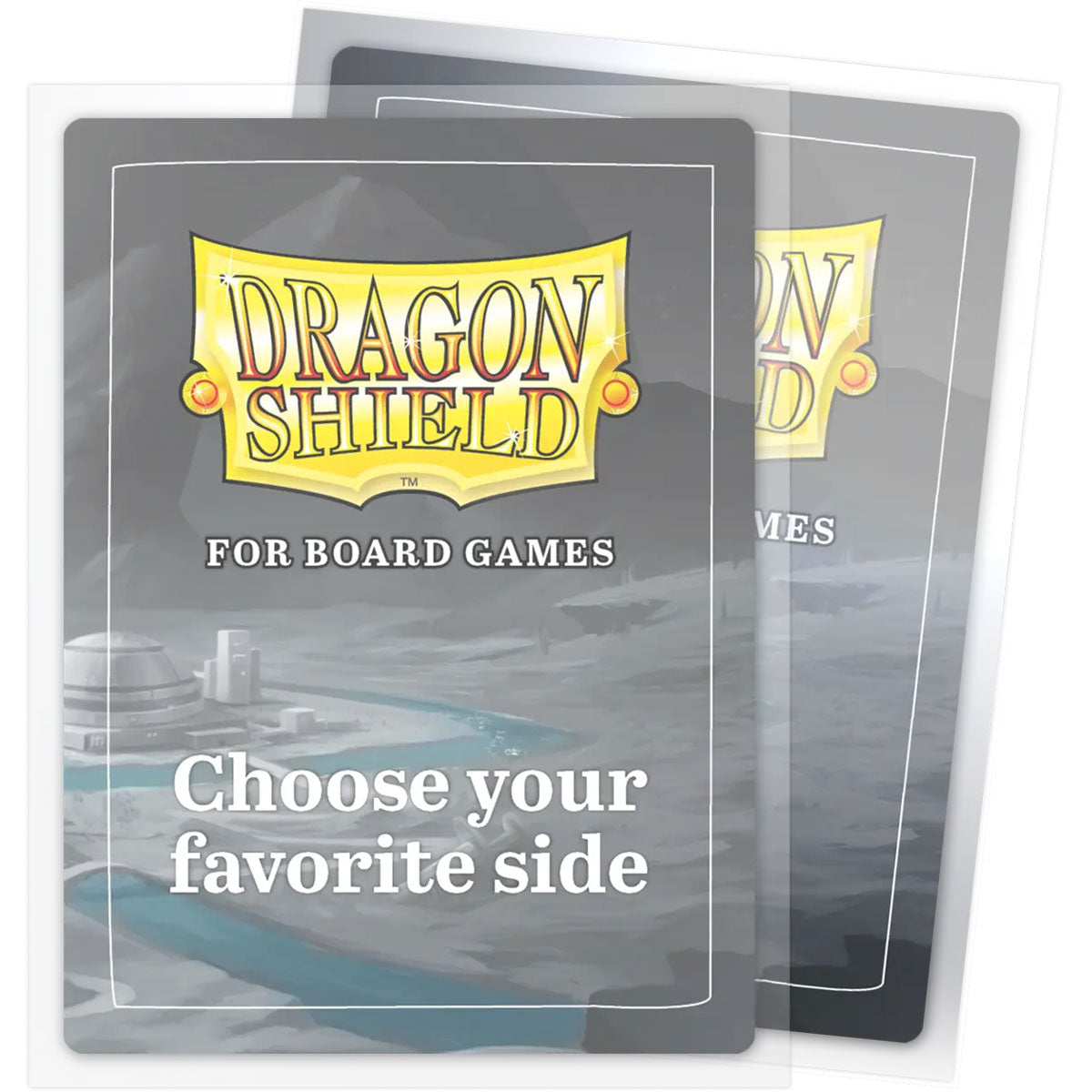 Dragon Shield Board Game Sleeves: Common Standard - Clear/Non-Glare