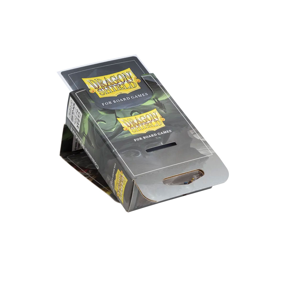 Dragon Shield Board Game Sleeves: Common Standard - Clear/Non-Glare