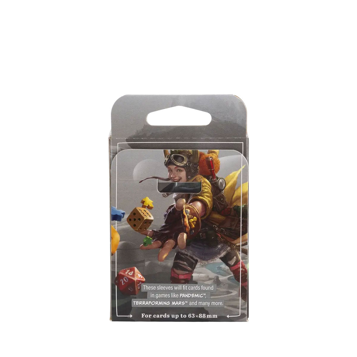 Dragon Shield Board Game Sleeves: Common Standard - Clear/Non-Glare