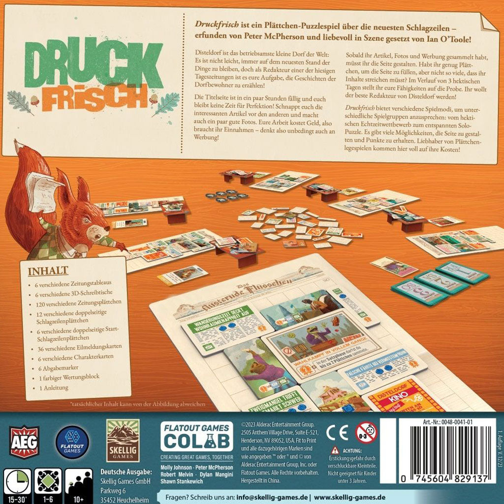 Druckfrisch Rückseite