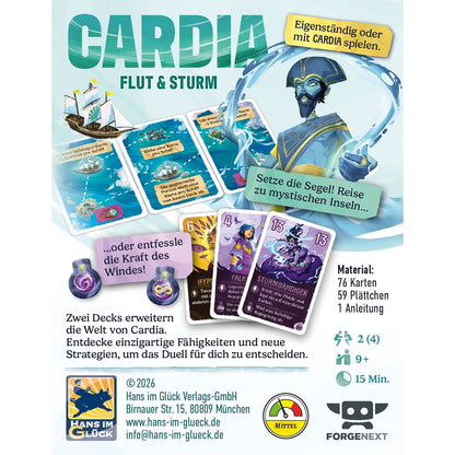 Cardia: Flut & Sturm Rückseite