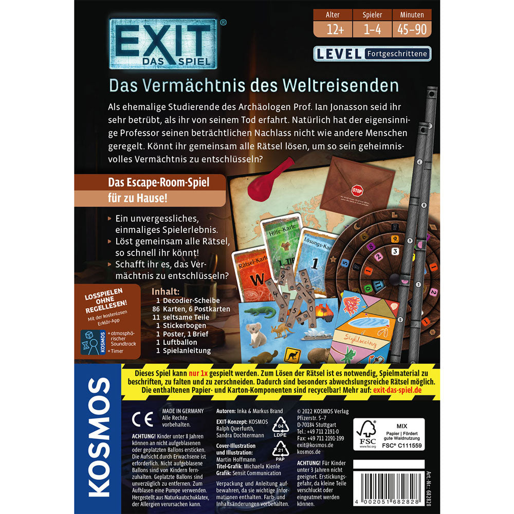 EXIT - Das Spiel: Das Vermächtnis des Weltreisenden