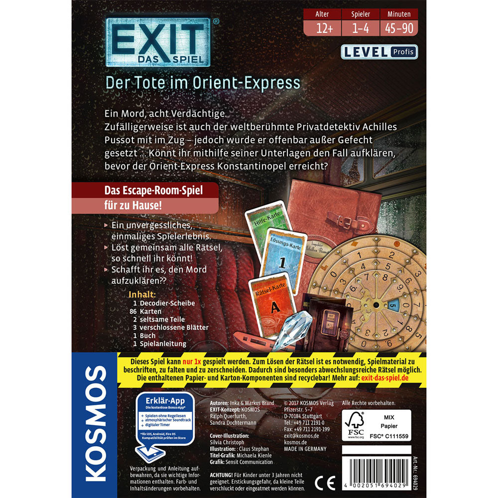 EXIT - Das Spiel: Der Tote im Orient-Express