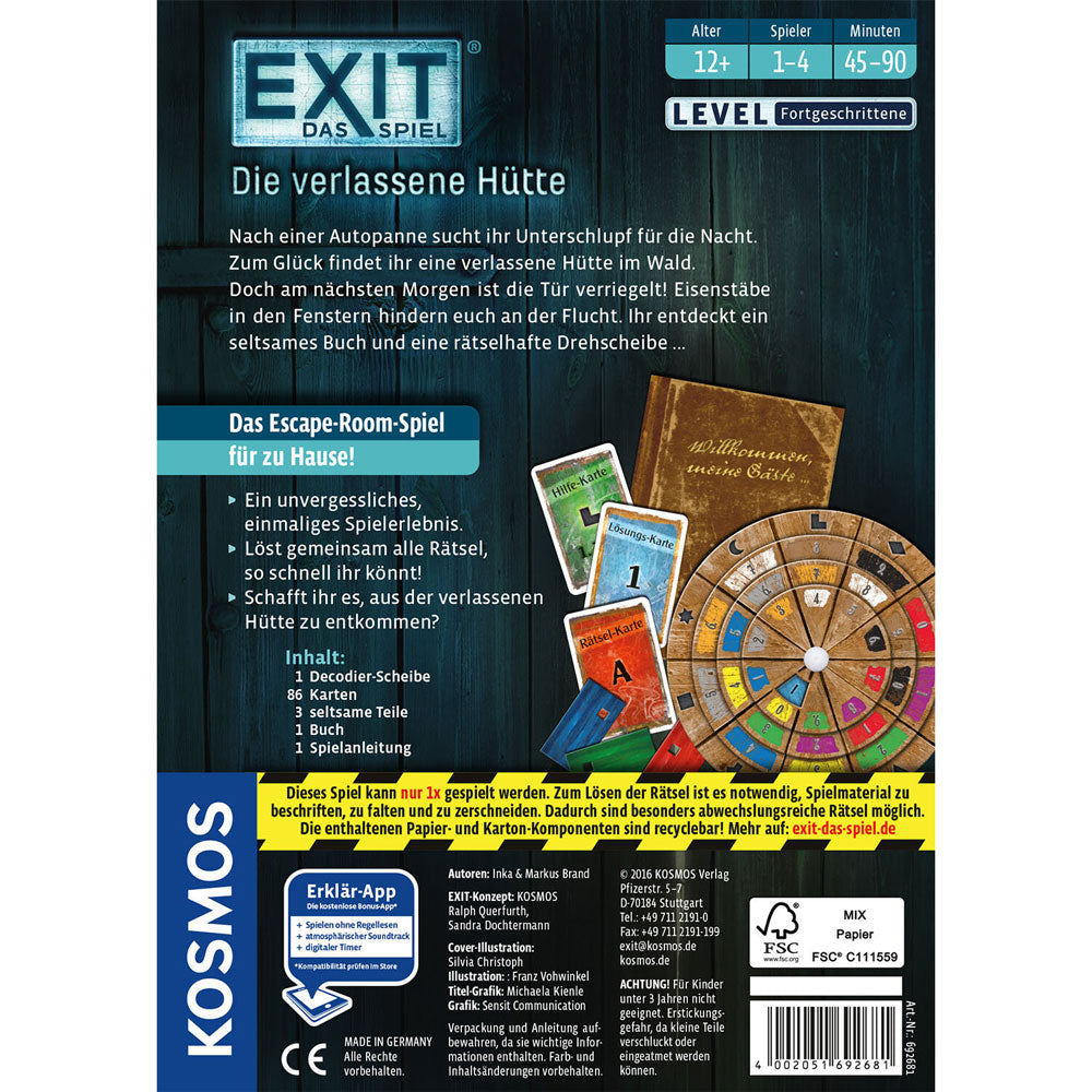 EXIT - Das Spiel: Die verlassene Hütte