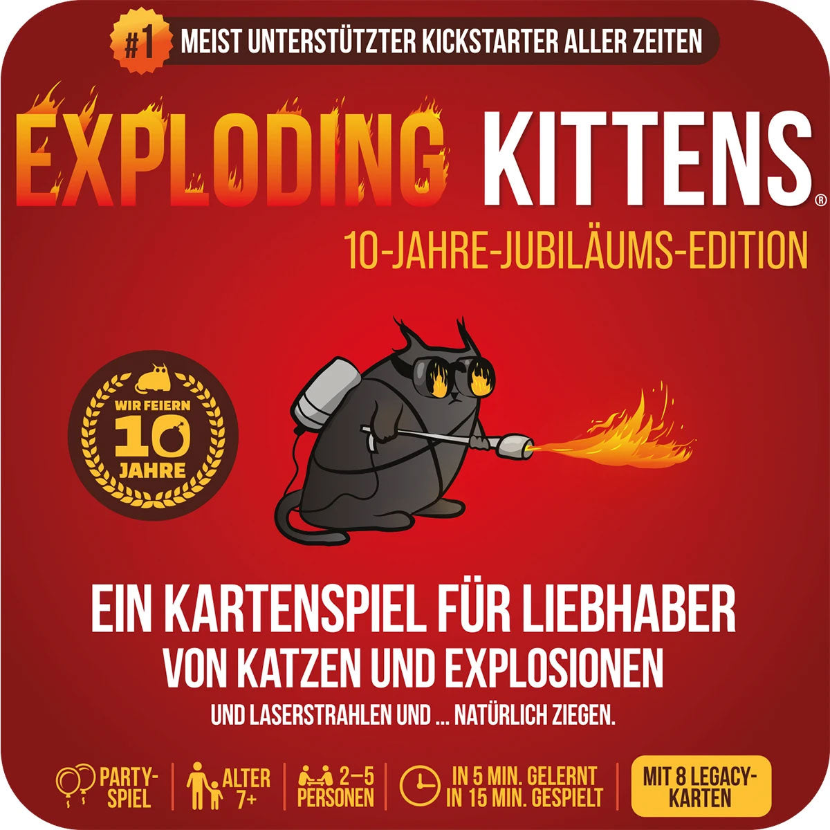 Exploding Kittens: 10-Jahre-Jubiläums-Edition