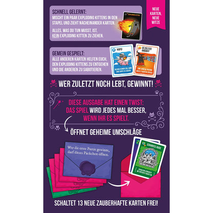 Exploding Kittens: Fluch & Segen Rückseite