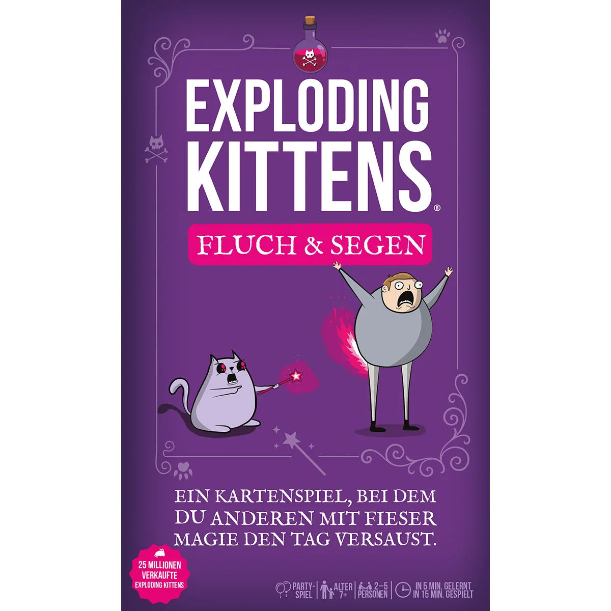 Exploding Kittens: Fluch & Segen Cover