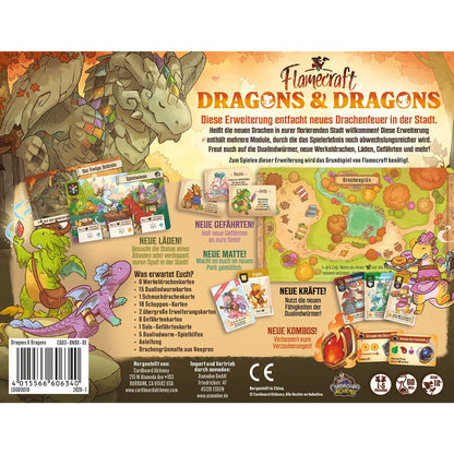 Flamecraft: Dragons & Dragons Rückseite