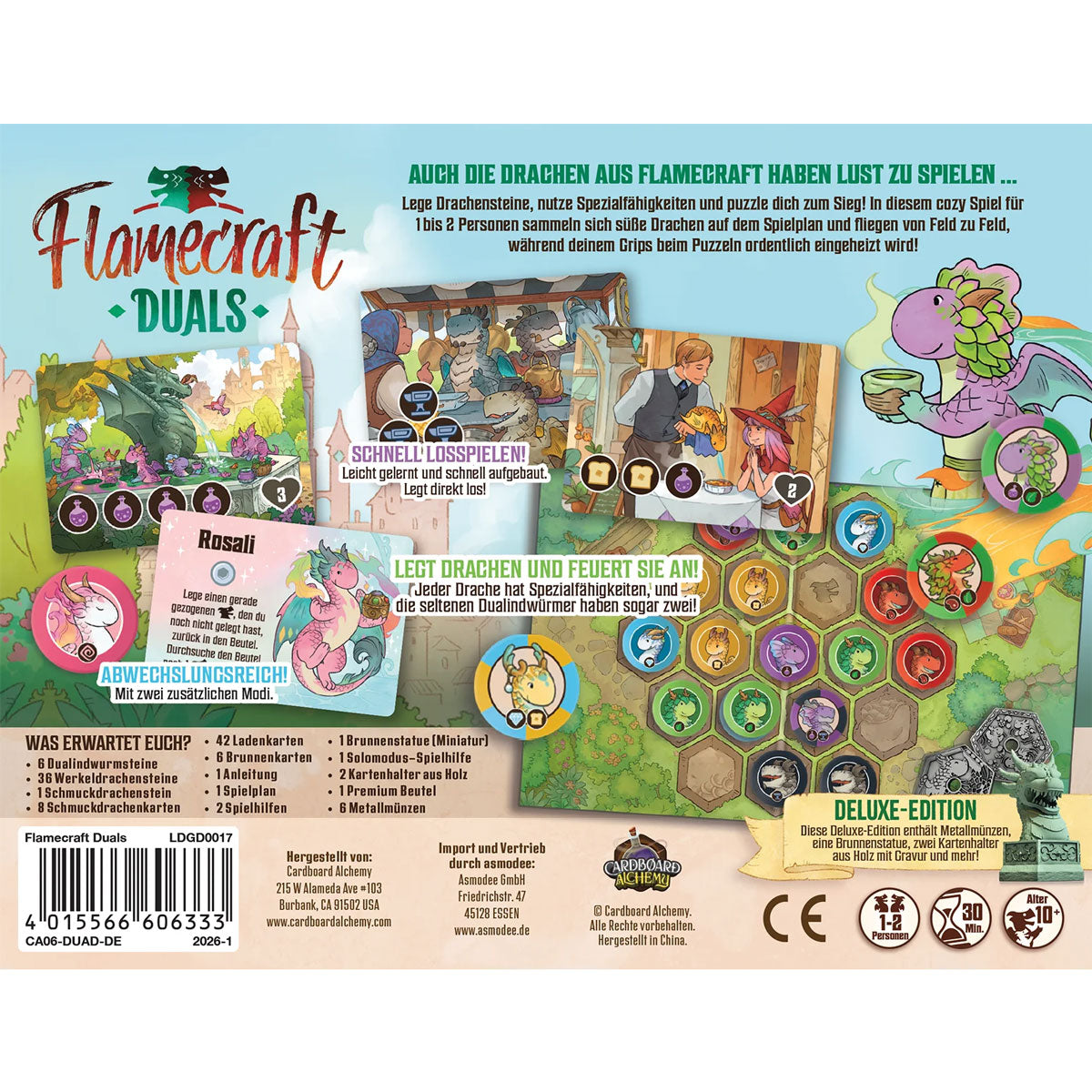 Flamecraft Duals (Deluxe-Edition) Rückseite