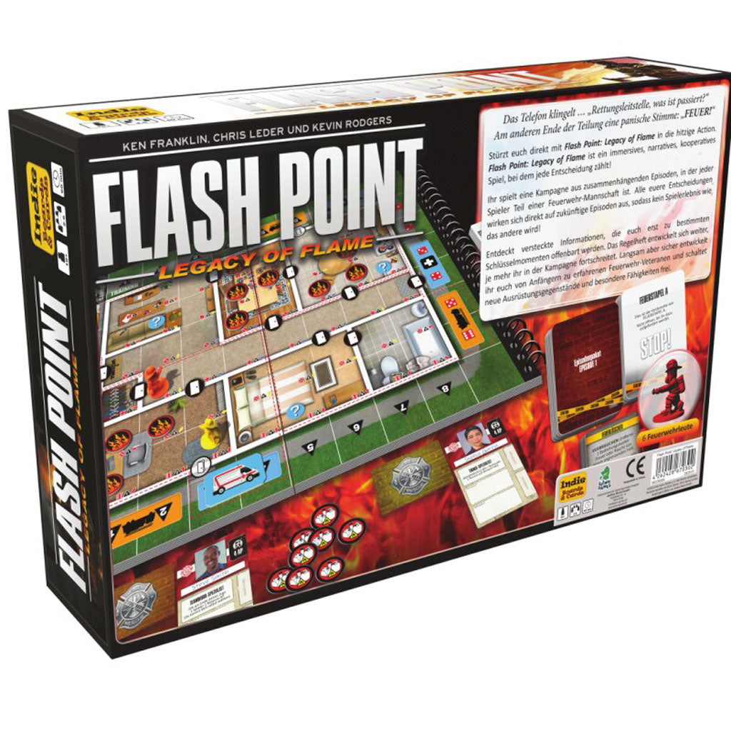 Flash Point: Legacy of Flame Rückseite