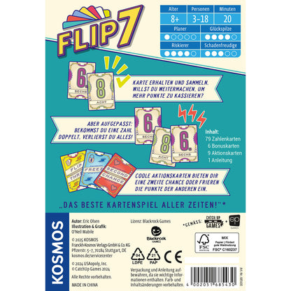 Flip 7 Rückseite
