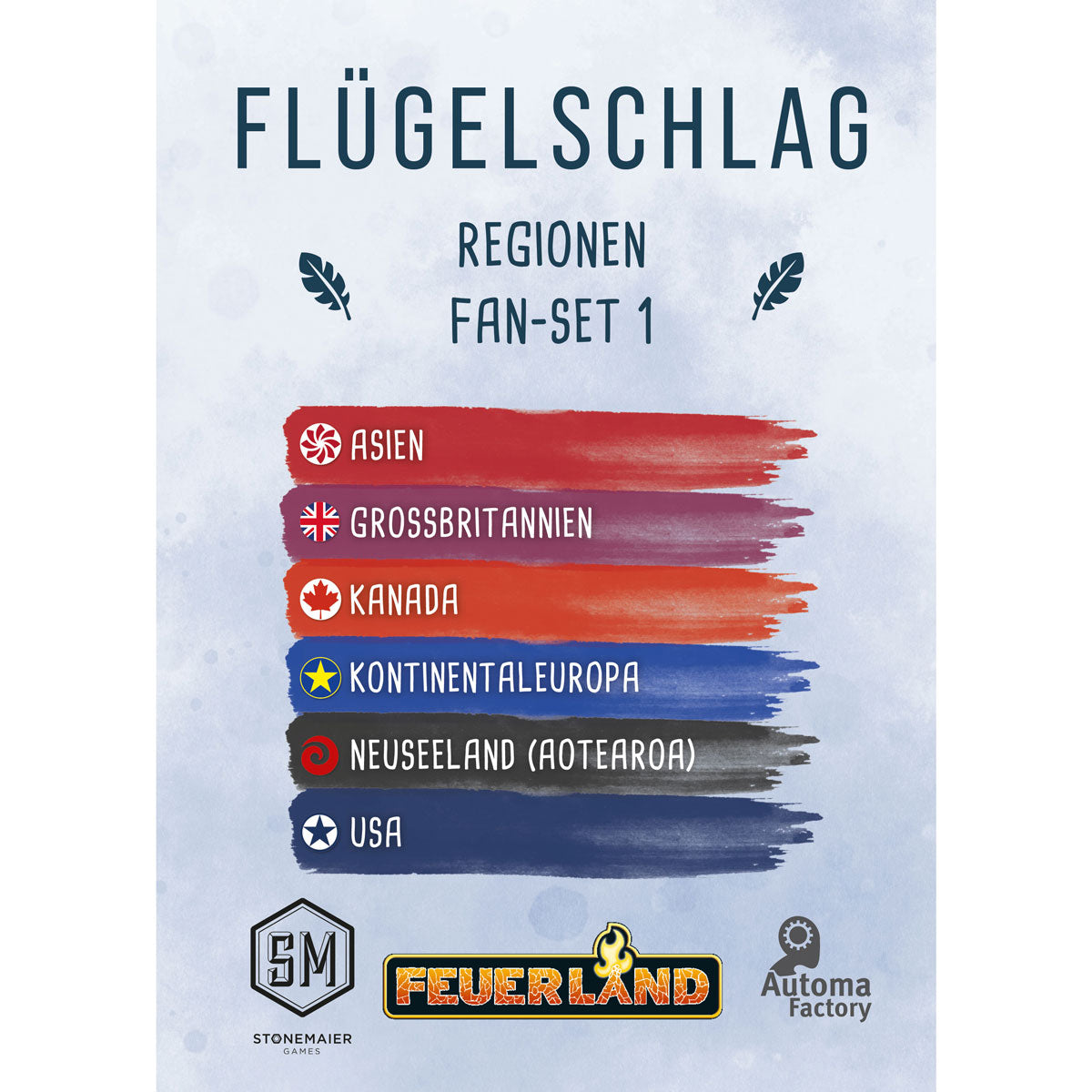 Flügelschlag: Regionen Fan-Set 1 Cover