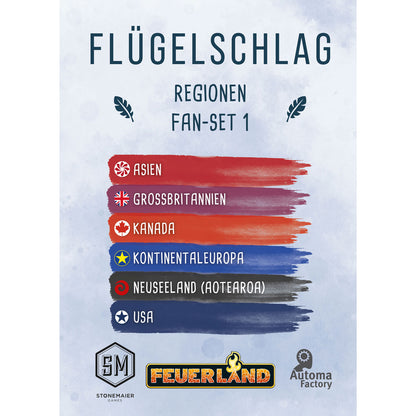 Flügelschlag: Regionen Fan-Set 1 Cover