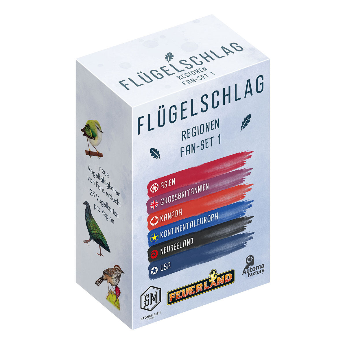 Flügelschlag: Regionen Fan-Set 1