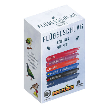 Flügelschlag: Regionen Fan-Set 1