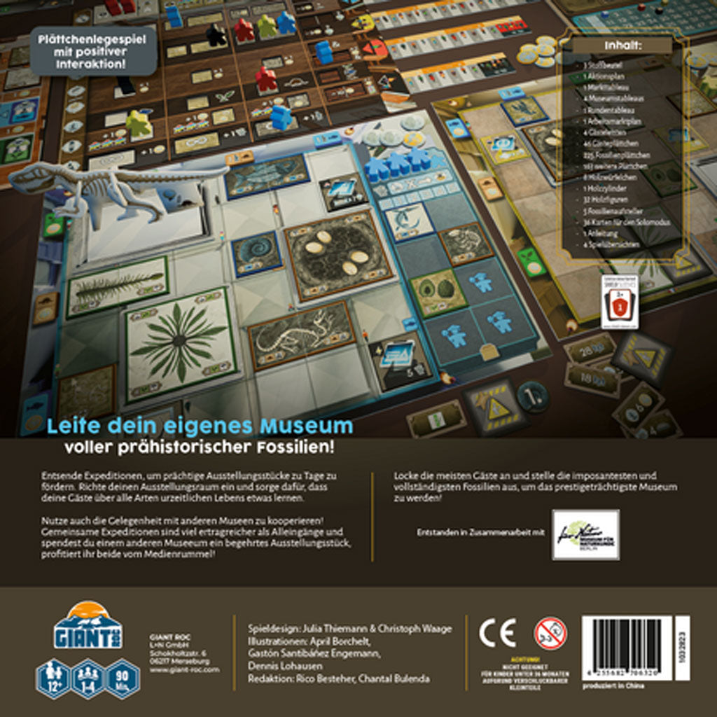 Fossilium Rückseite