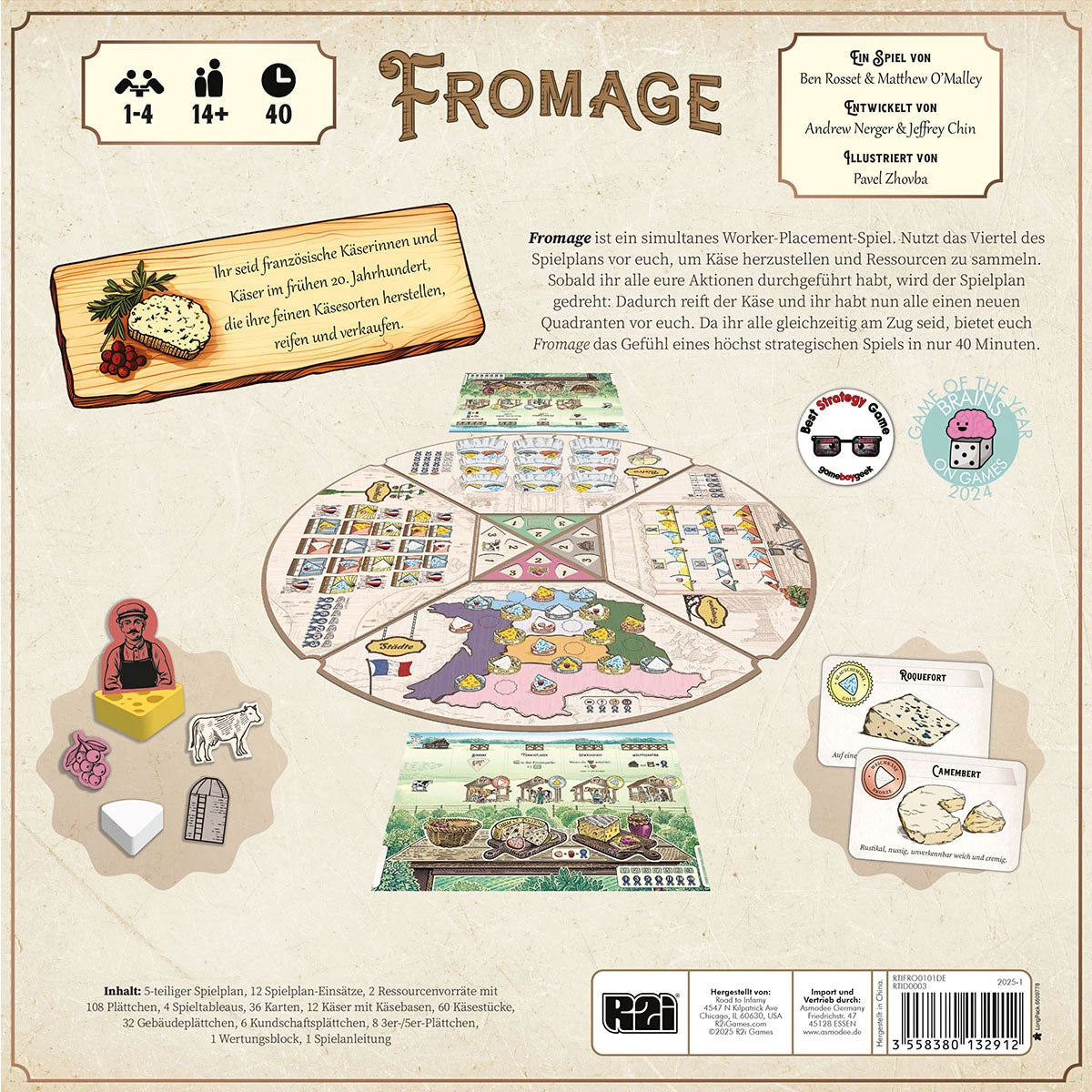 Fromage Rückseite