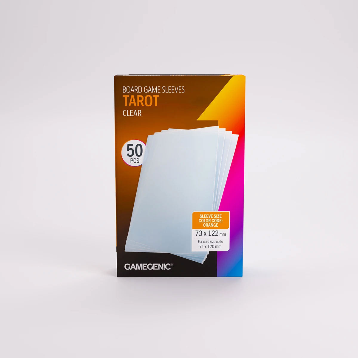 Gamegenic Clear Sleeves: Tarot (73x122mm) Vorderseite