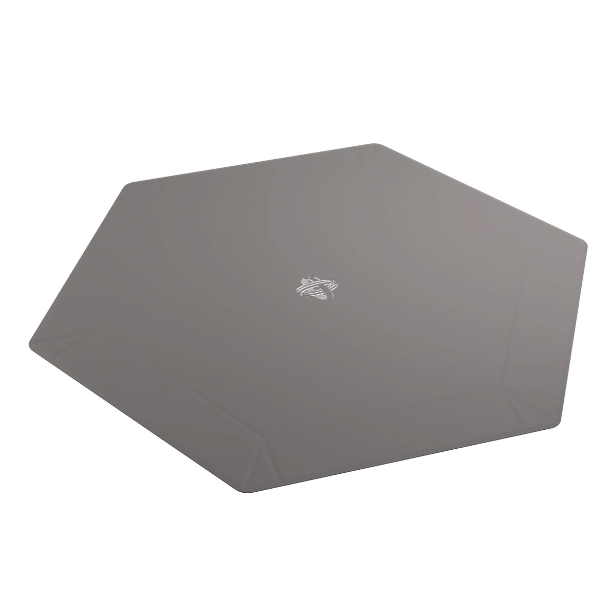 Gamegenic Magnetic Dice Tray Hexagonal in Schwarz/Grau