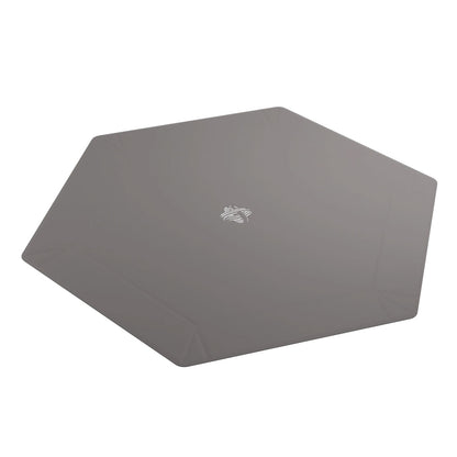 Gamegenic Magnetic Dice Tray Hexagonal in Schwarz/Grau